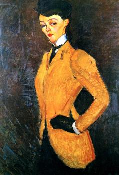 Amedeo Modigliani : Woman in yellow jacket (Amazon)